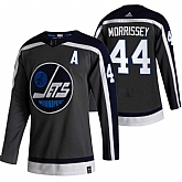 Winnipeg Jets 44 Josh Morrissey Black Adidas 2020-21 Reverse Retro Alternate Jersey Dzhi,baseball caps,new era cap wholesale,wholesale hats